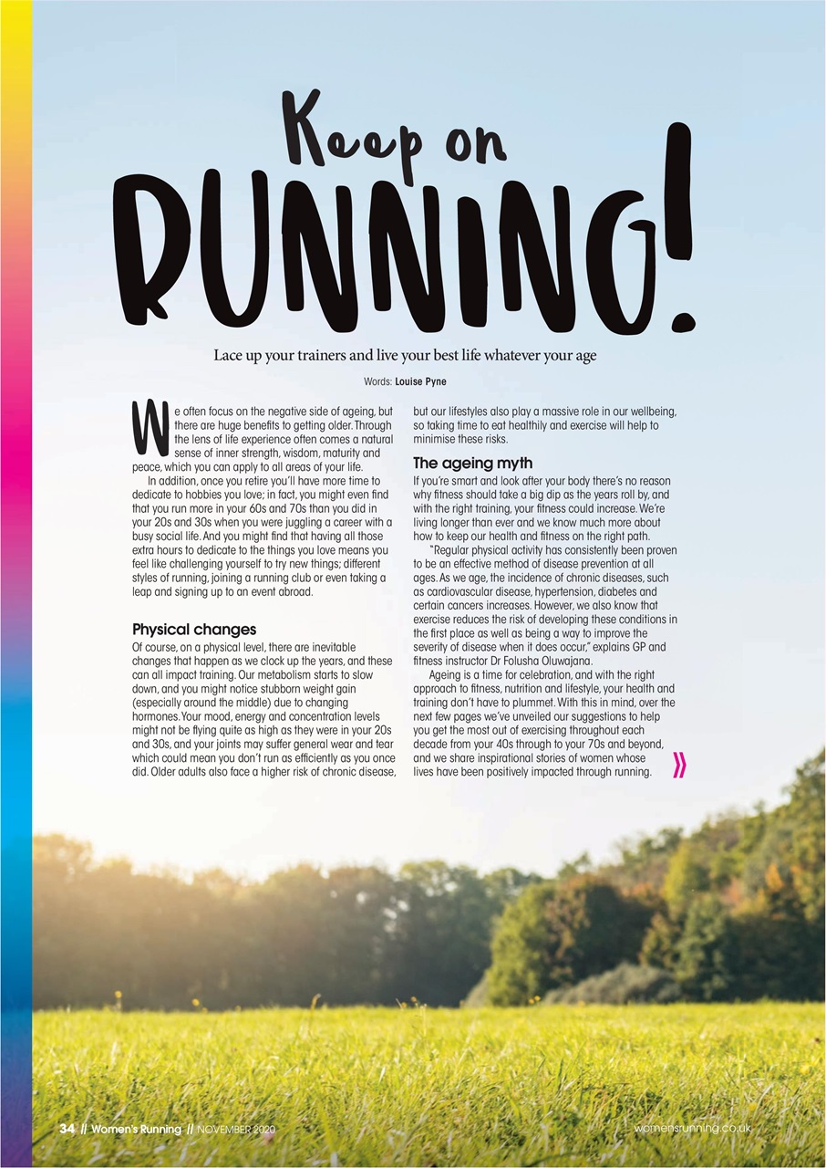 Women’s Running Preview Pages