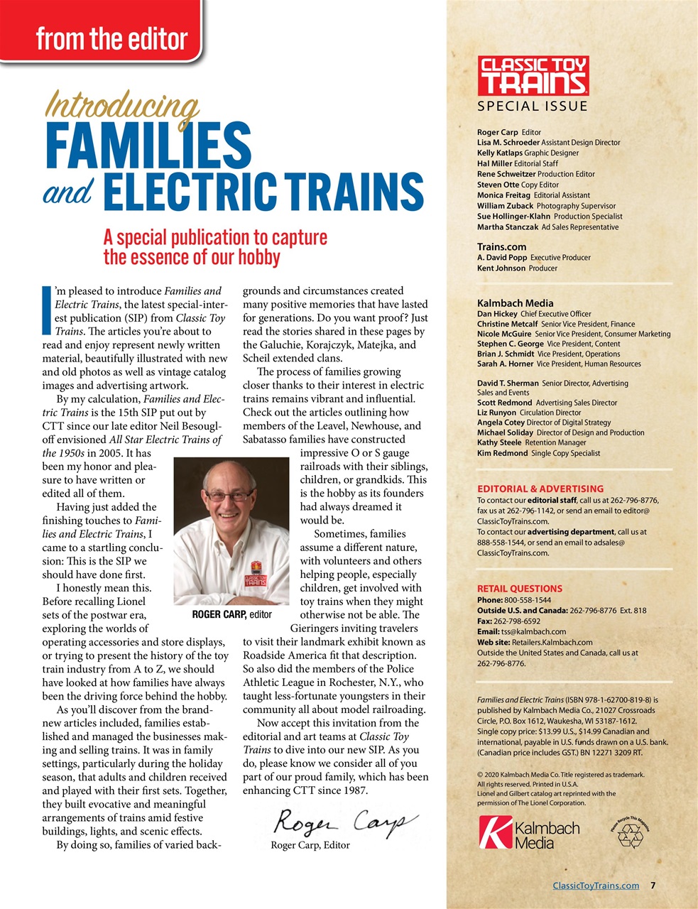 Classic Toy Trains Preview Pages