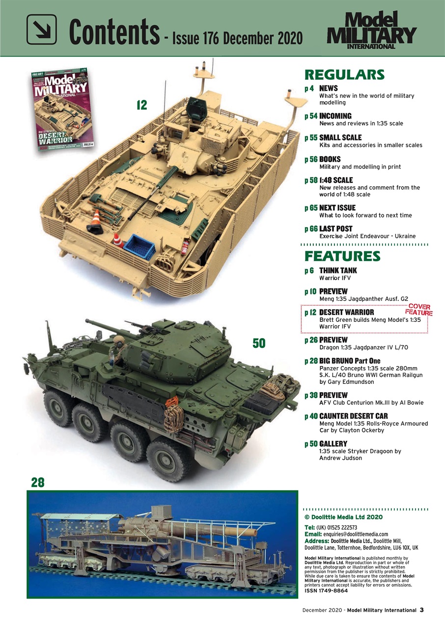 Military Modelling International Magazine Preview Pages