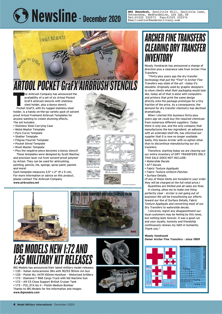 Military Modelling International Magazine Preview Pages