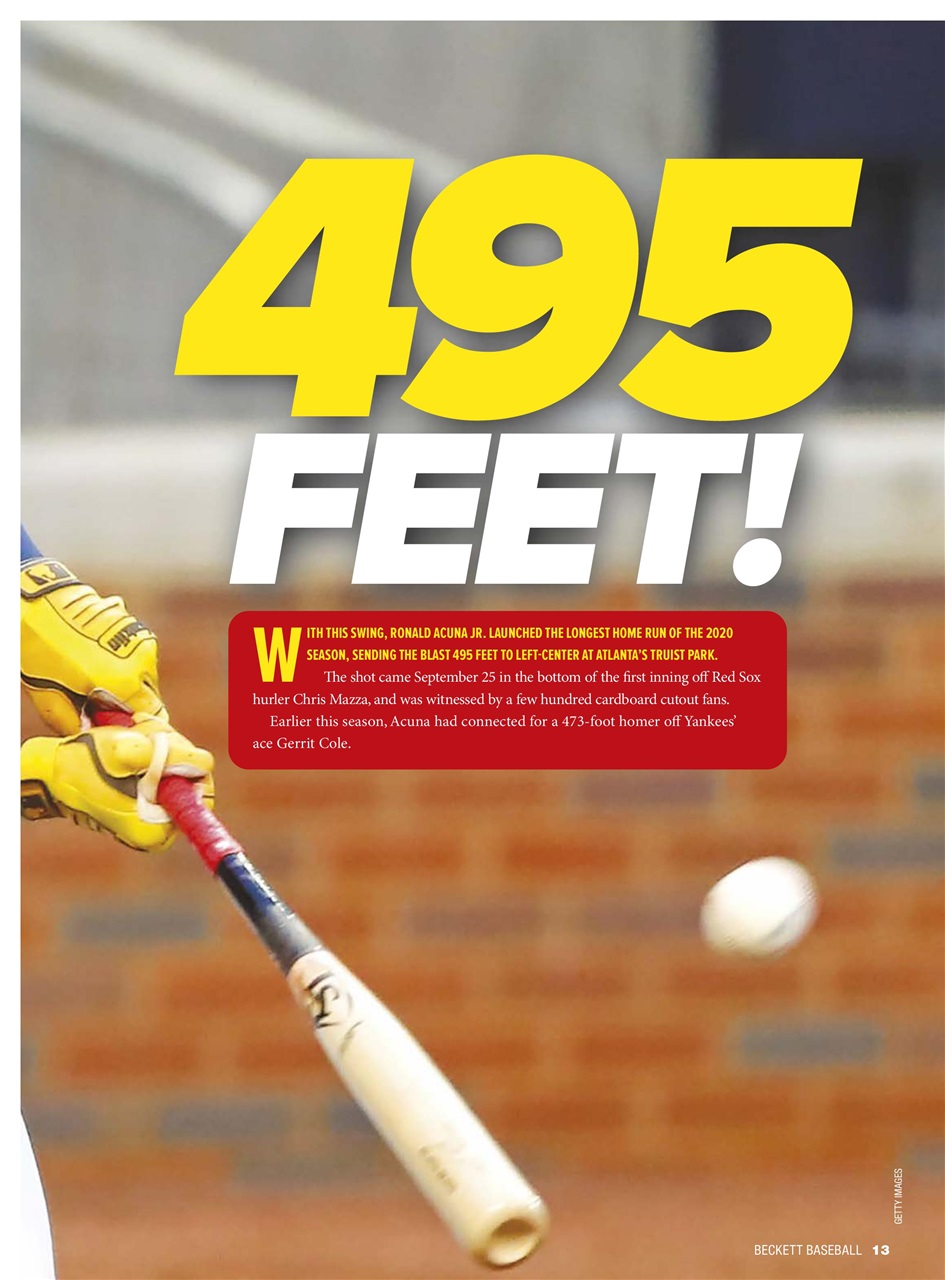 Beckett Baseball Magazine Preview Pages