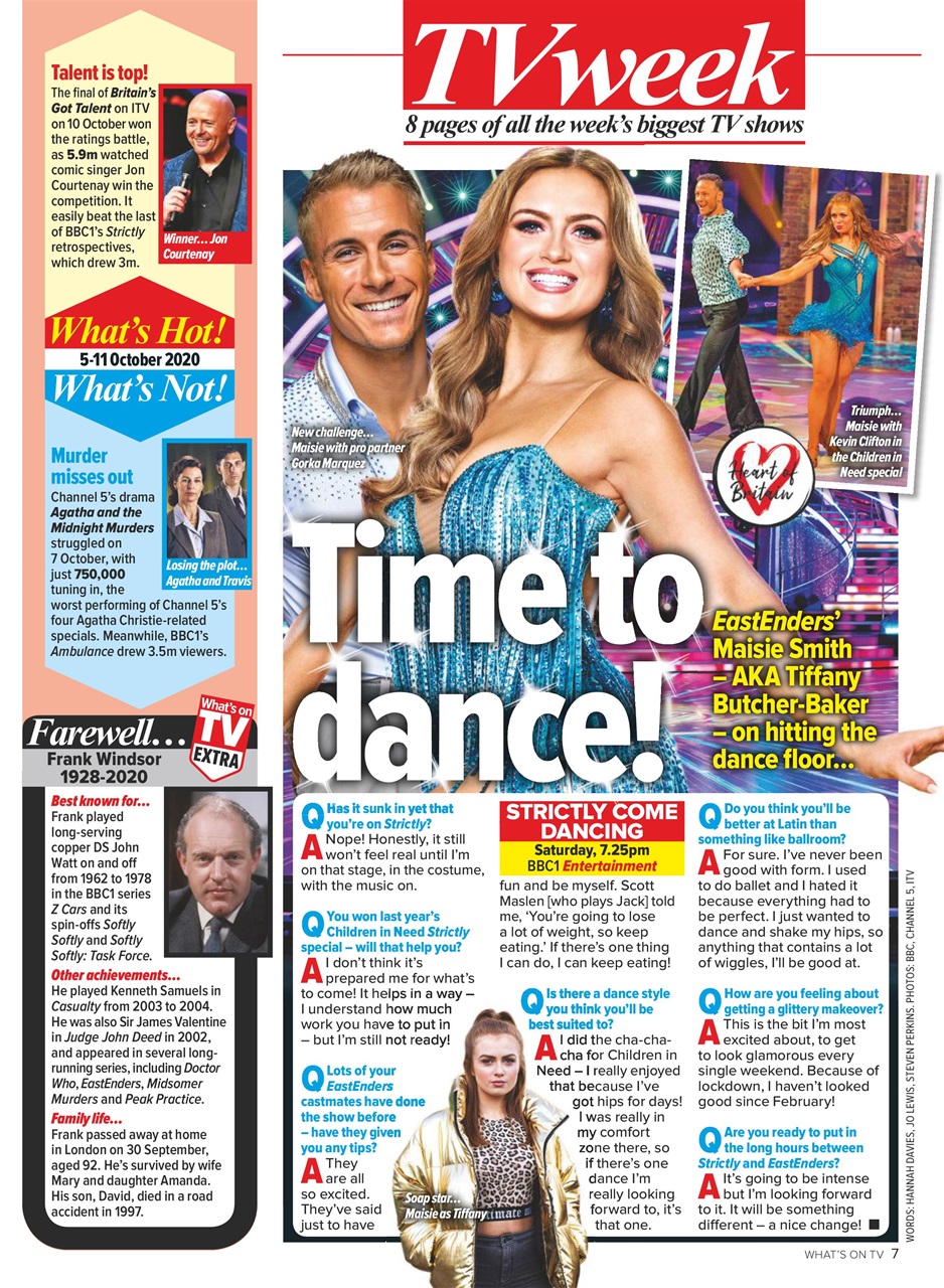 What's on TV Preview Pages