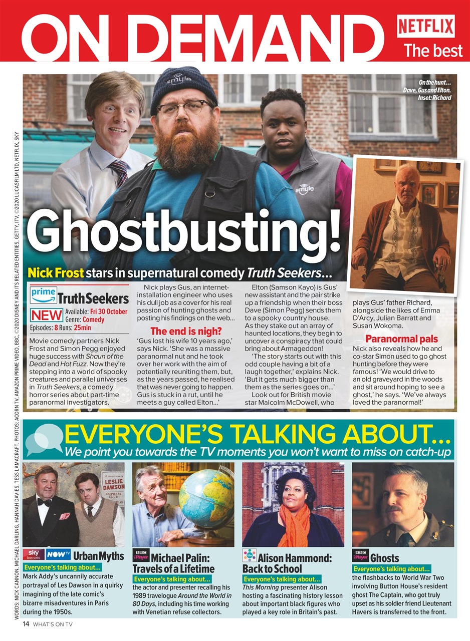 What's on TV Preview Pages