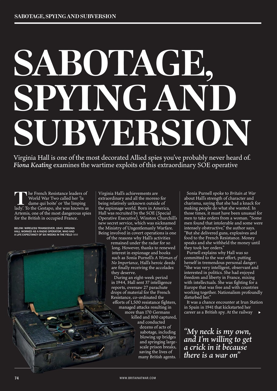 Britain at War Magazine Preview Pages