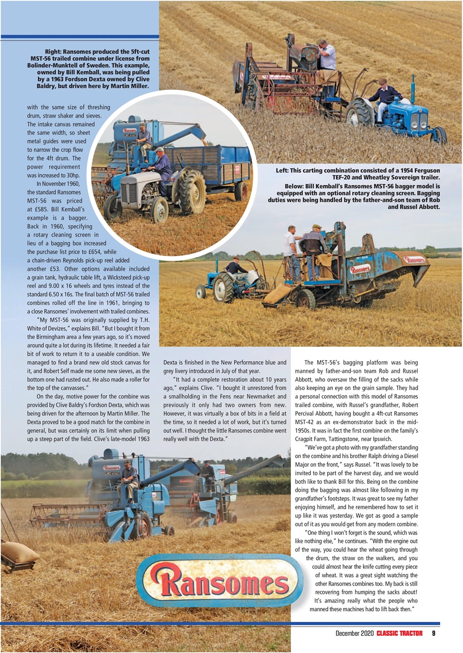 Classic Tractor Preview Pages