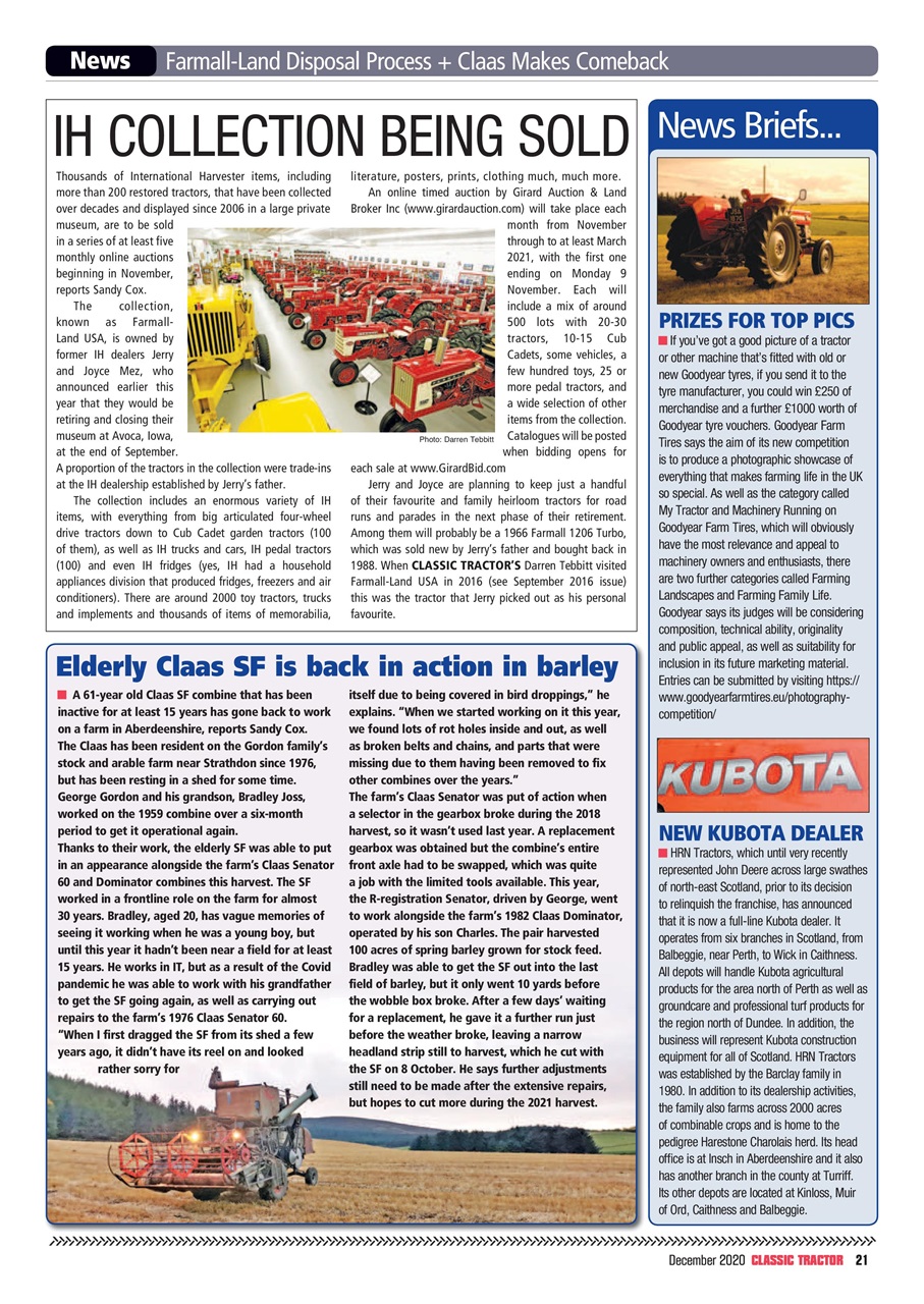 Classic Tractor Preview Pages