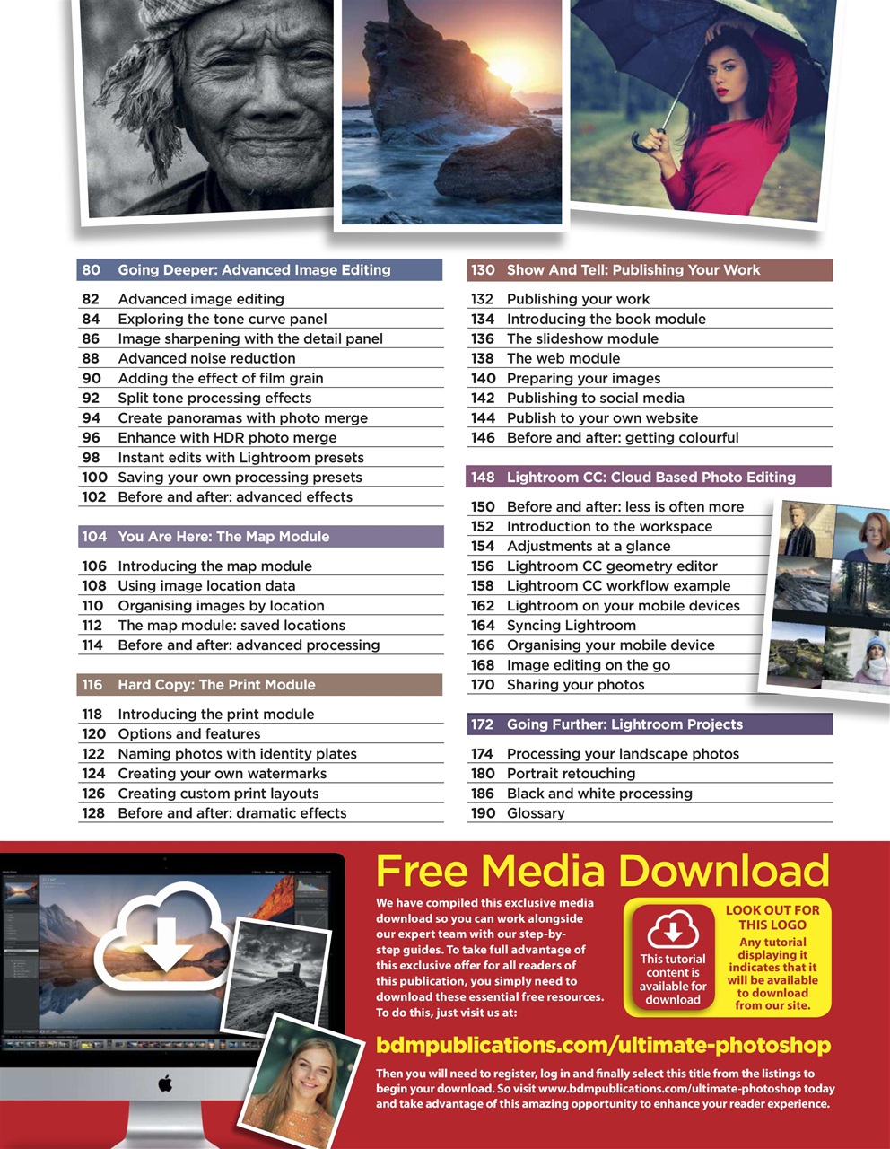 The Adobe Photoshop Lightroom Manual Preview Pages