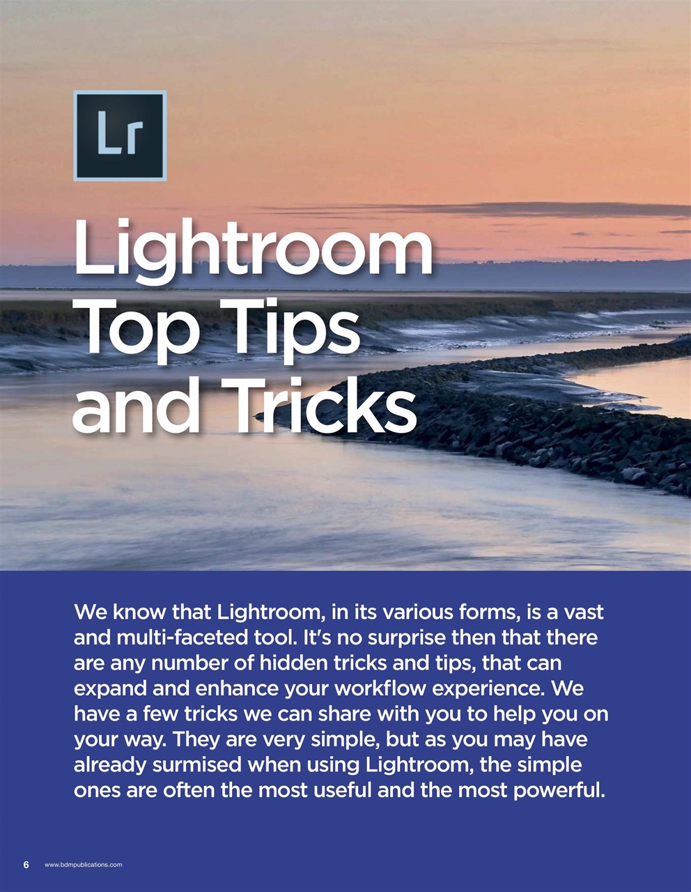 The Adobe Photoshop Lightroom Manual Preview Pages