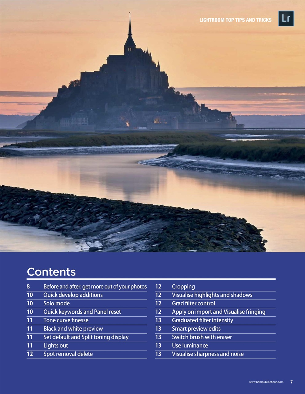 The Adobe Photoshop Lightroom Manual Preview Pages