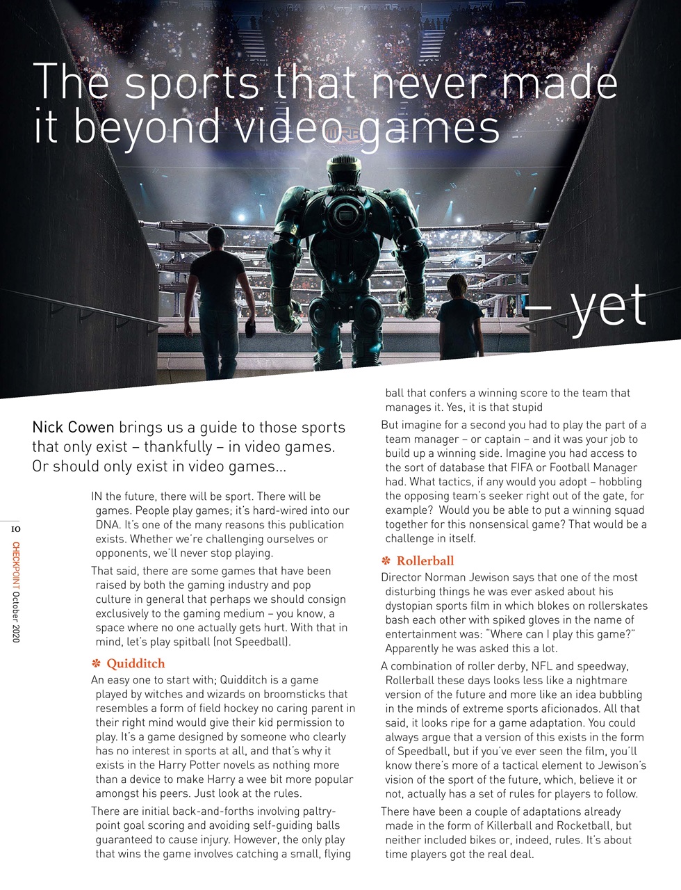 Checkpoint Magazine Preview Pages