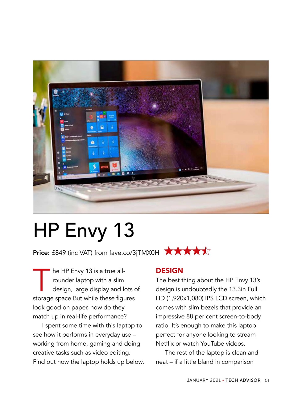 Tech Advisor Preview Pages