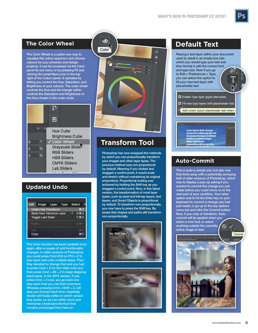 Photoshop User Preview Pages