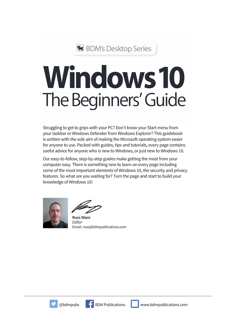 Windows 10 - The Beginners Guide Magazine Subscriptions and Windows 10 ...