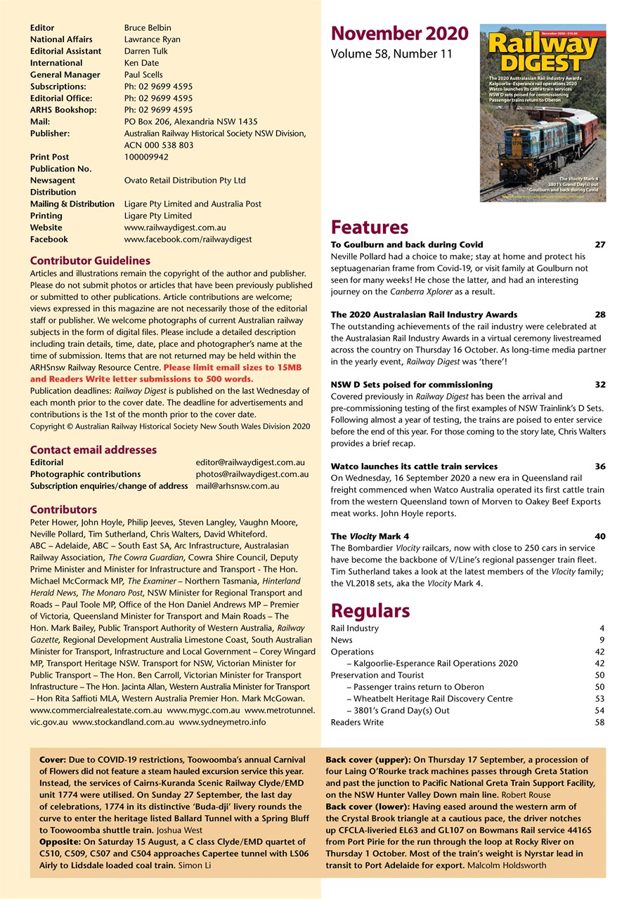 Railway Digest Preview Pages