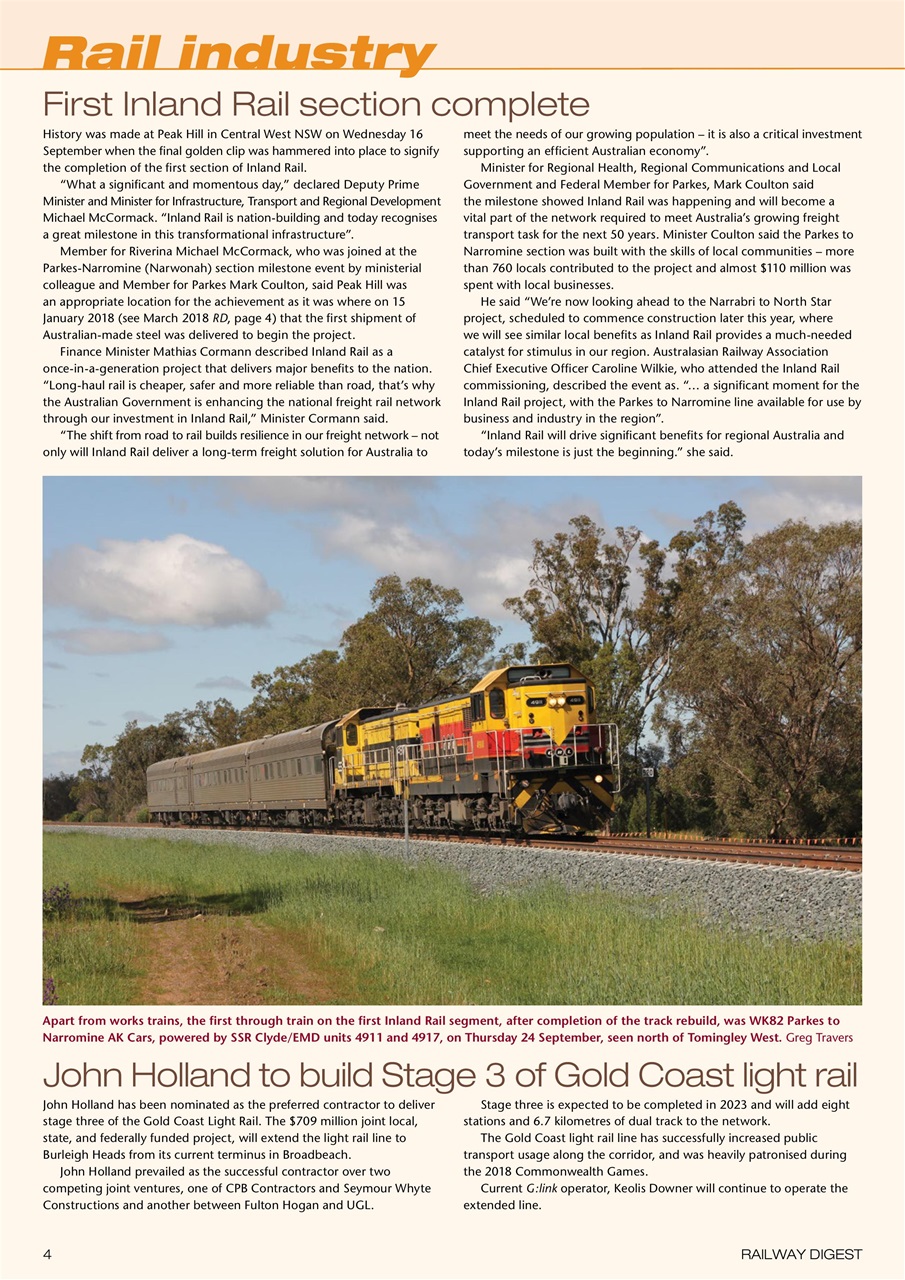 Railway Digest Preview Pages