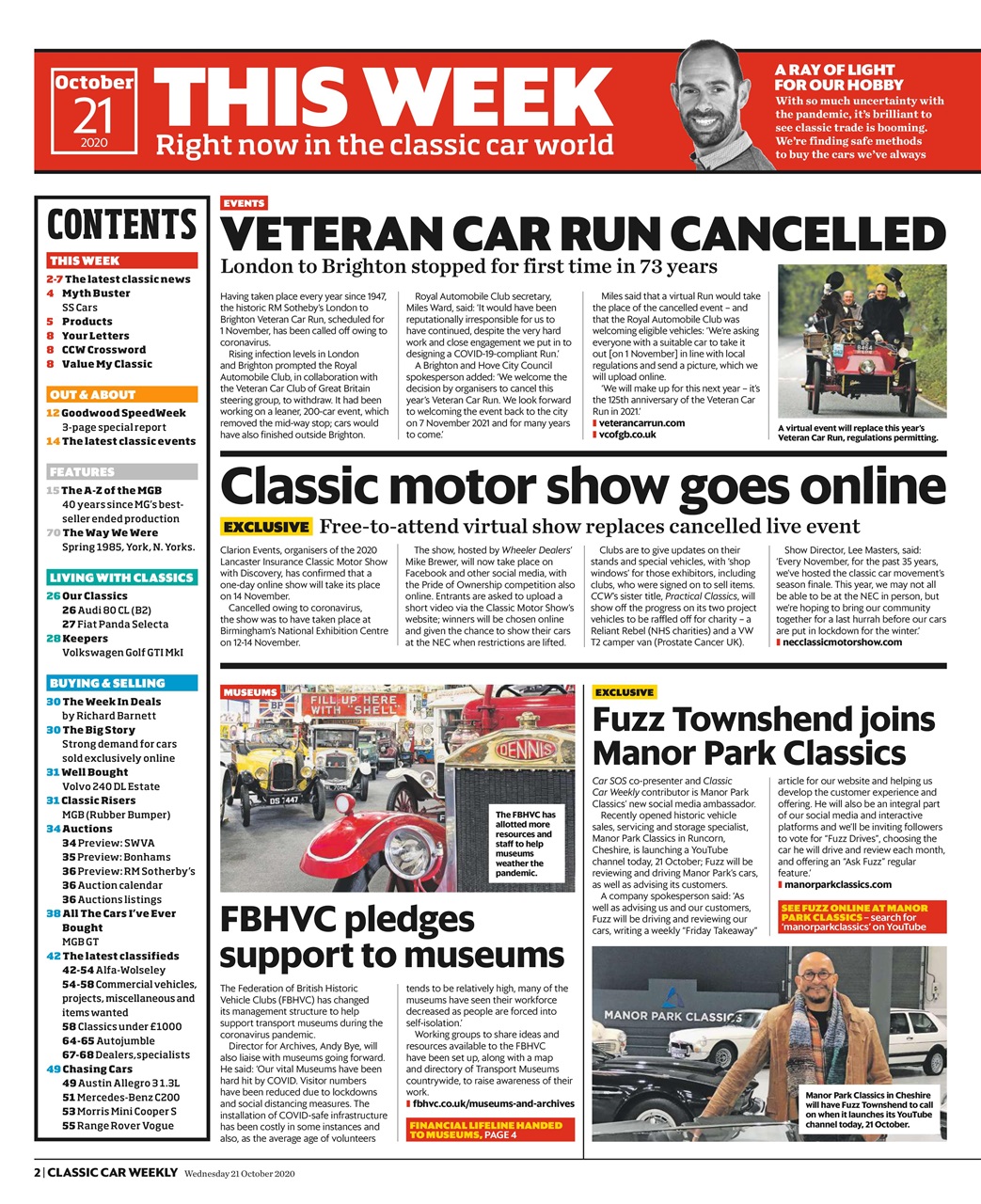 Classic Car Weekly Preview Pages