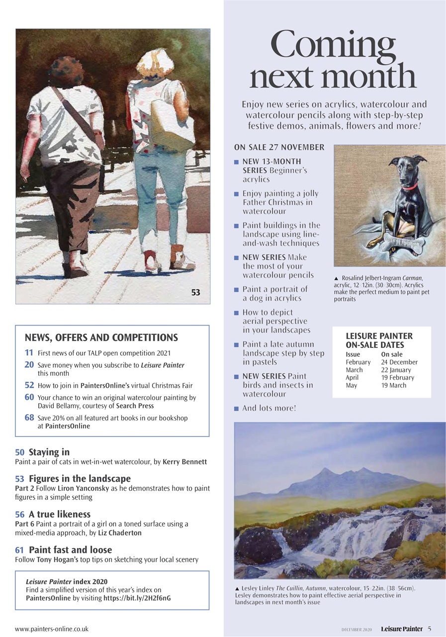 Leisure Painter & The Artist Preview Pages