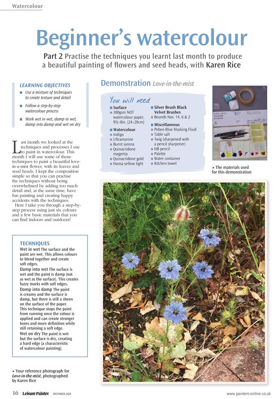 Leisure Painter & The Artist Preview Pages