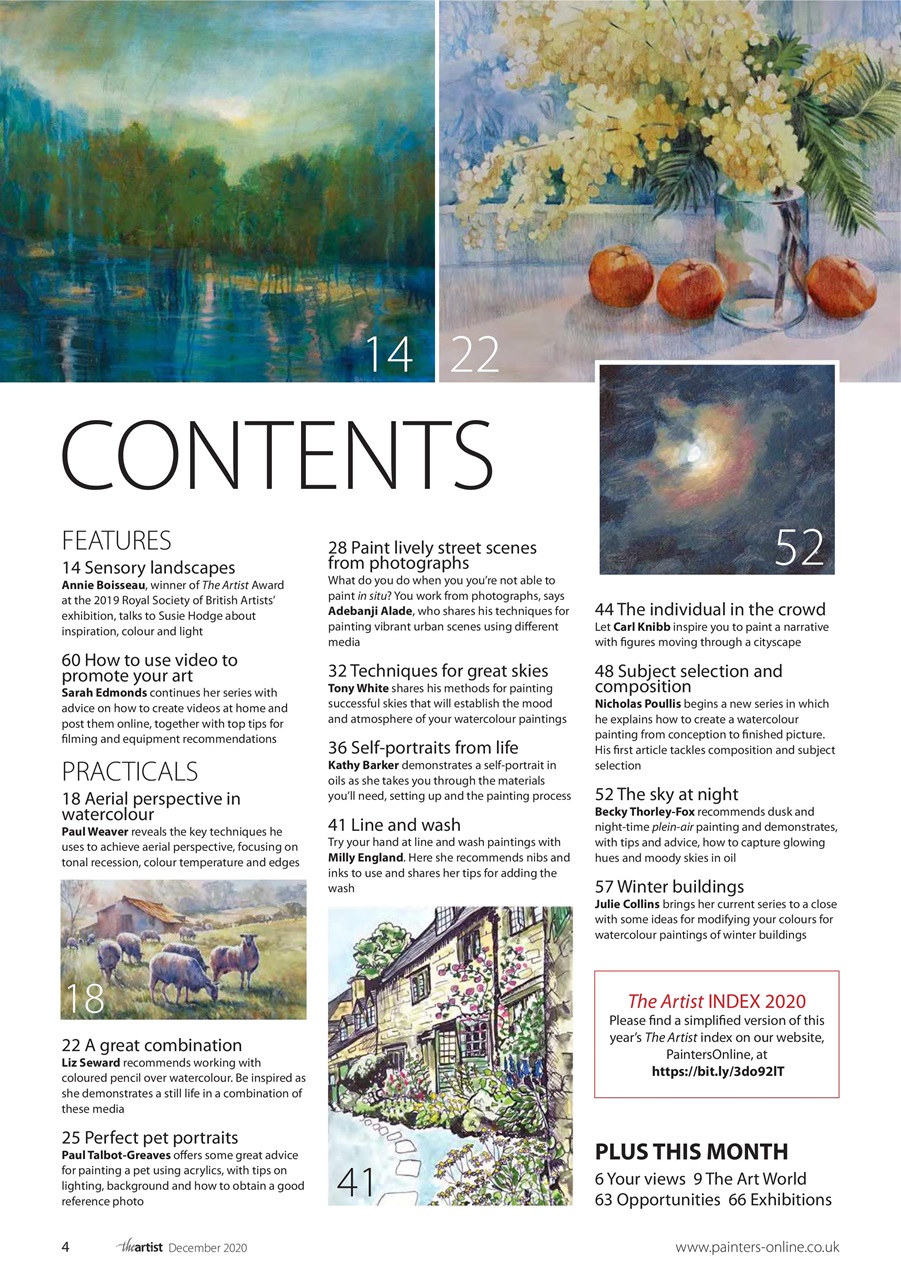 The Artist Preview Pages