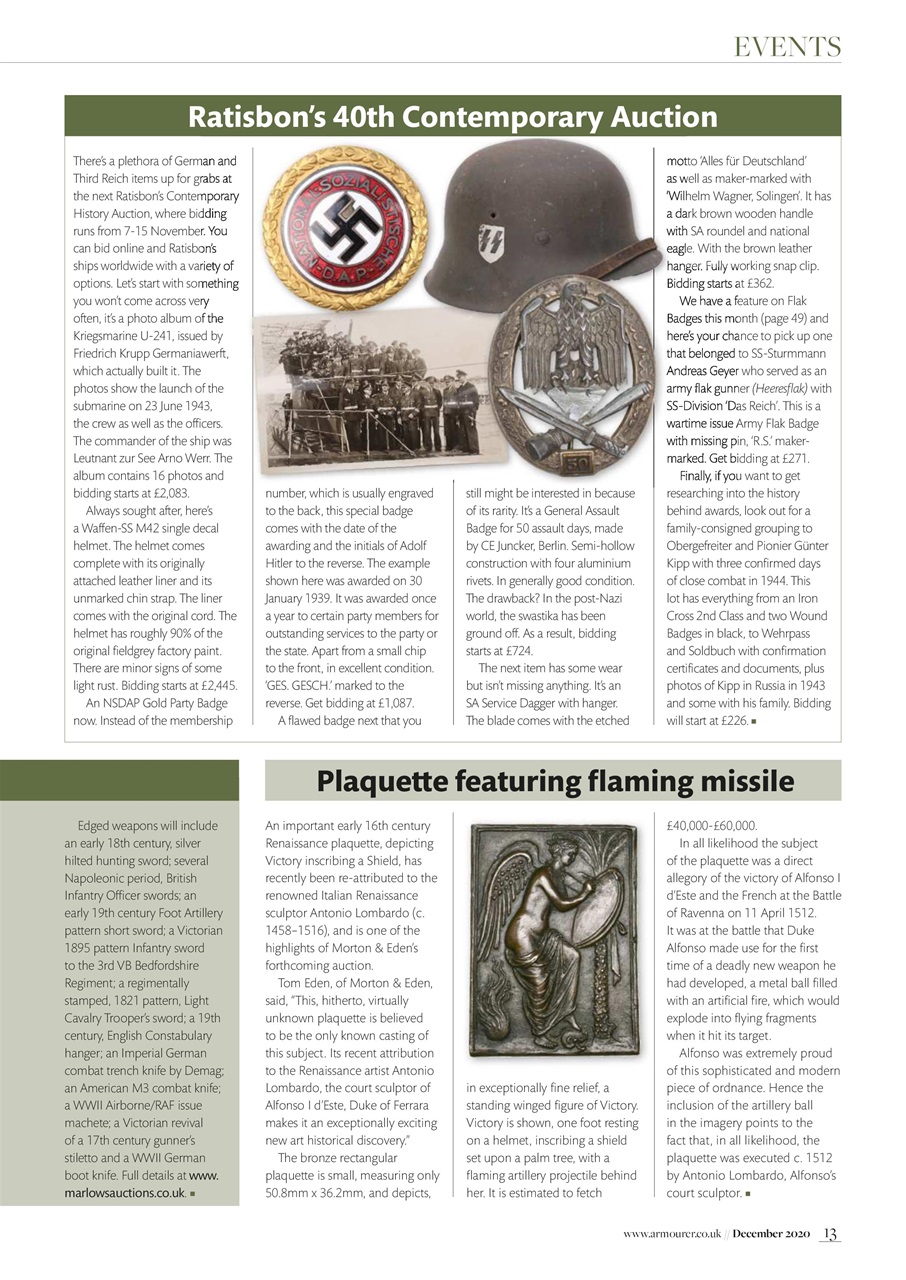 The Armourer Preview Pages