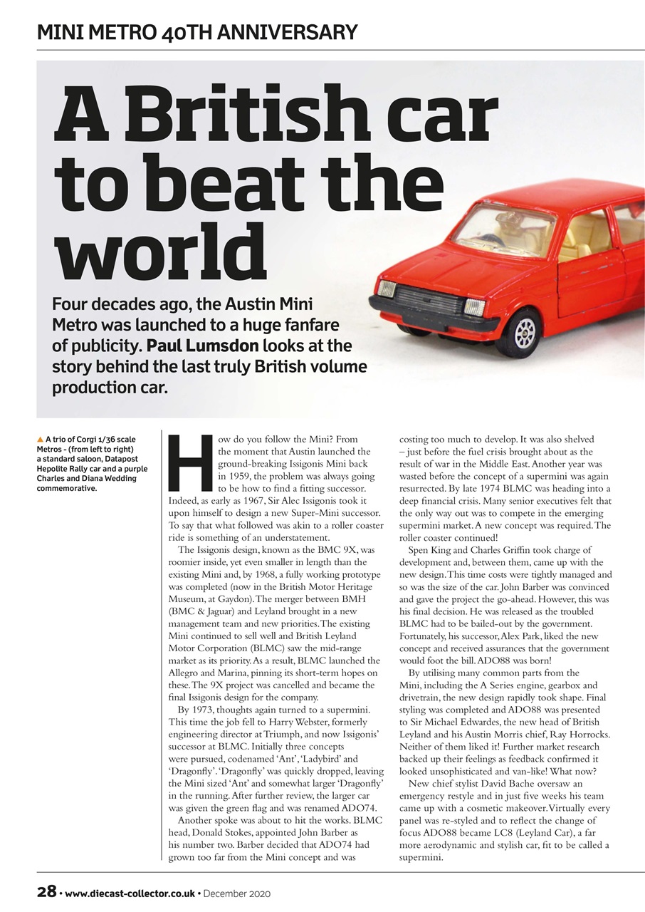 Diecast Collector Preview Pages