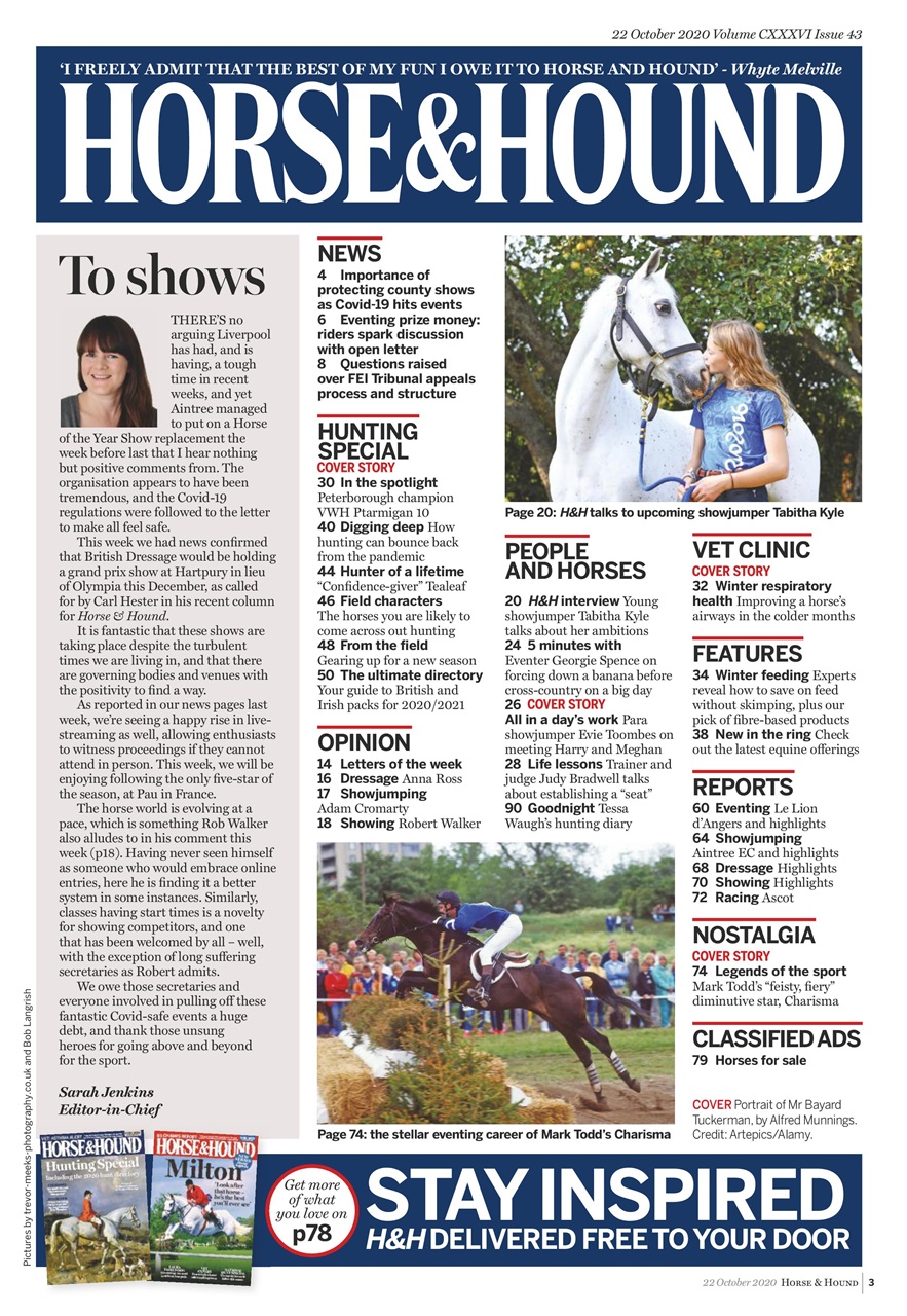 Horse & Hound Preview Pages