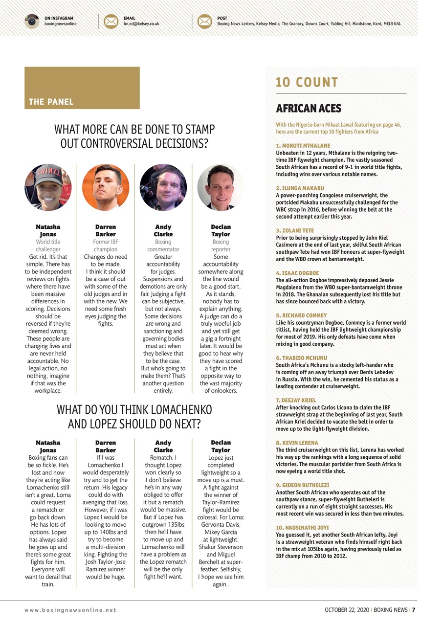 Boxing News Preview Pages