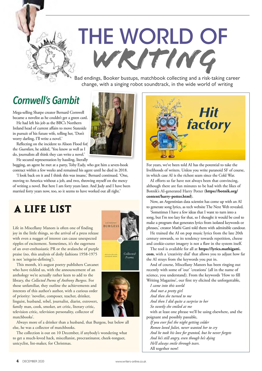 Writing Magazine Preview Pages