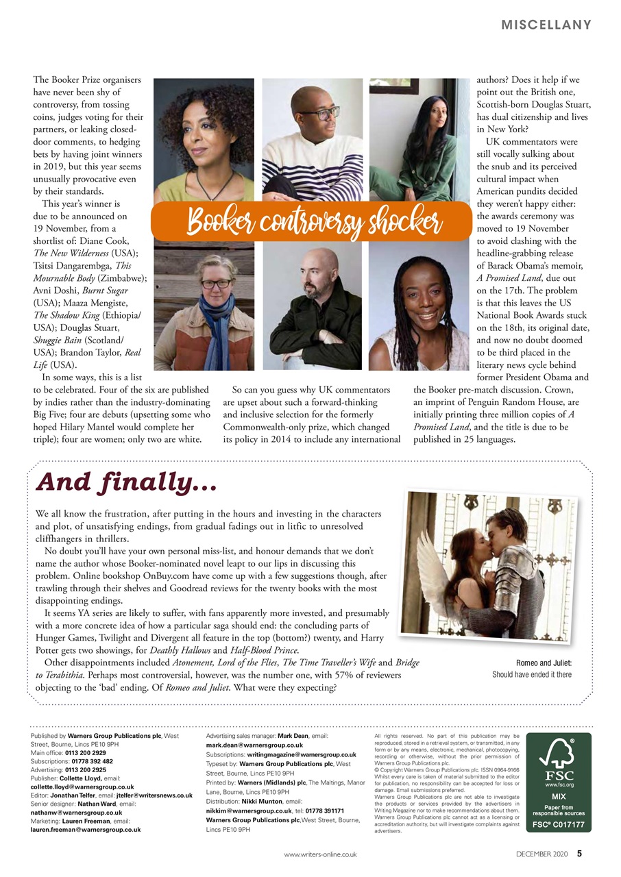 Writing Magazine Preview Pages