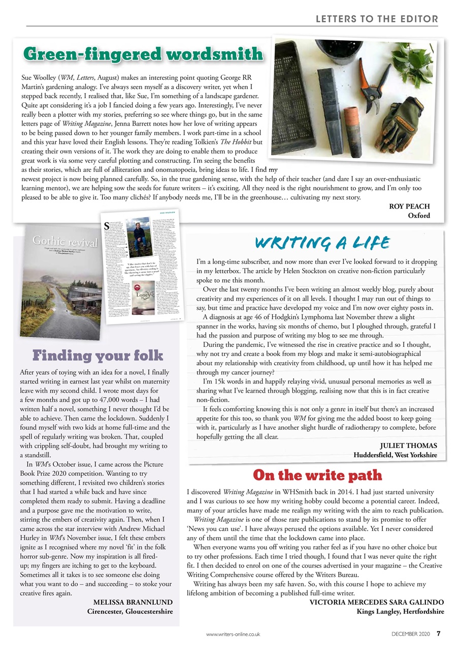 Writing Magazine Preview Pages