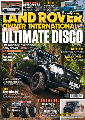 Land Rover Owner issue December 2020