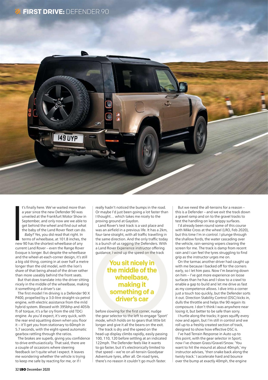 Land Rover Owner Preview Pages