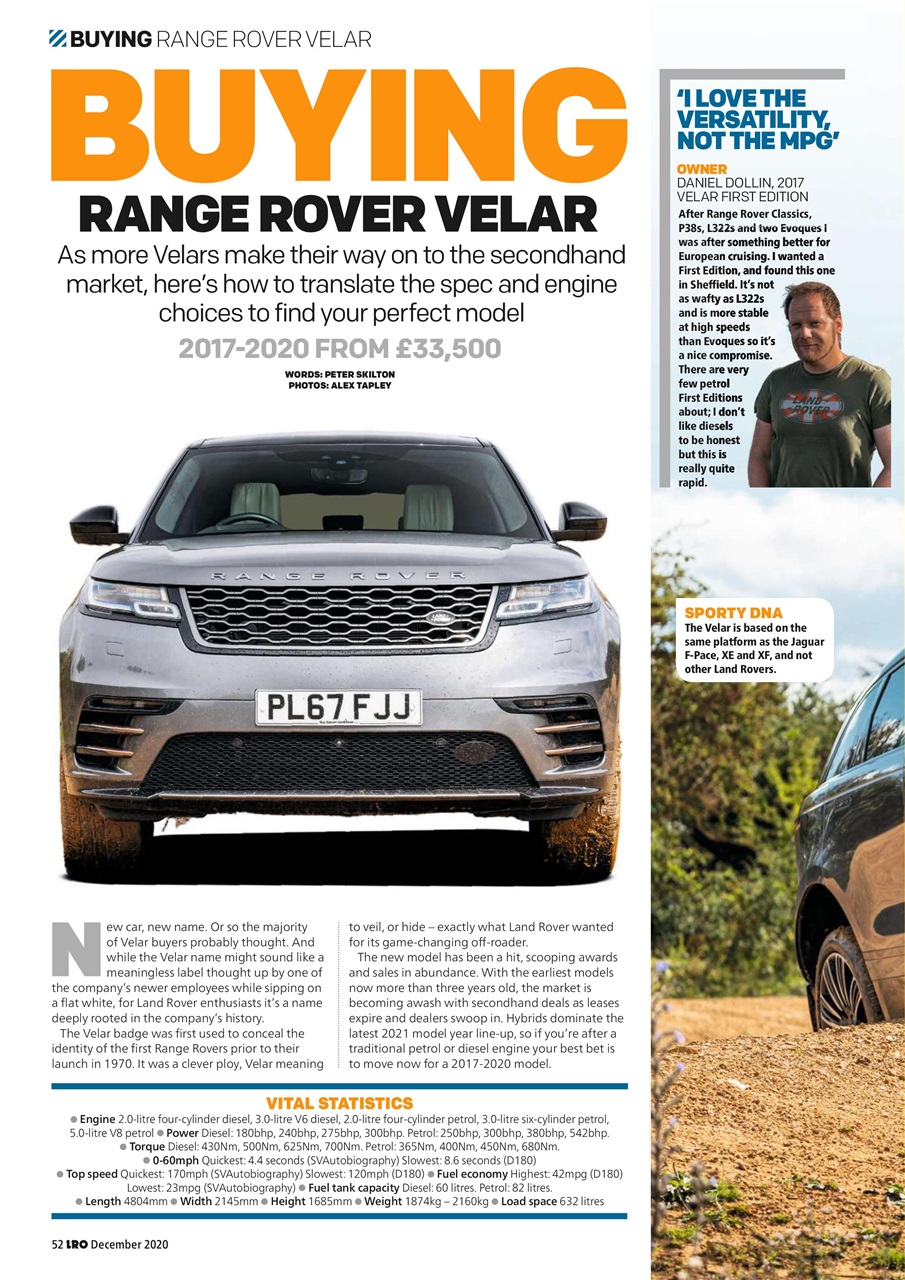 Land Rover Owner Preview Pages