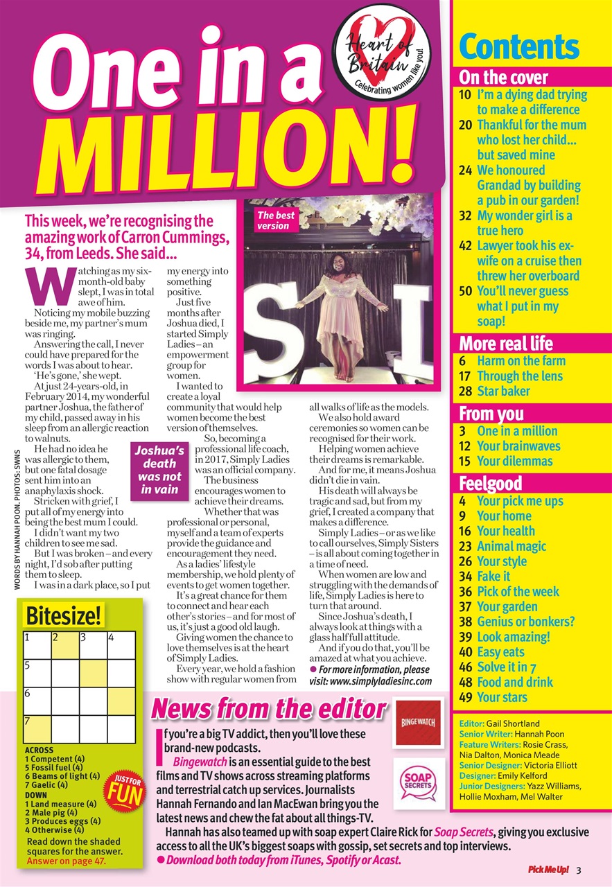 Pick Me Up Preview Pages