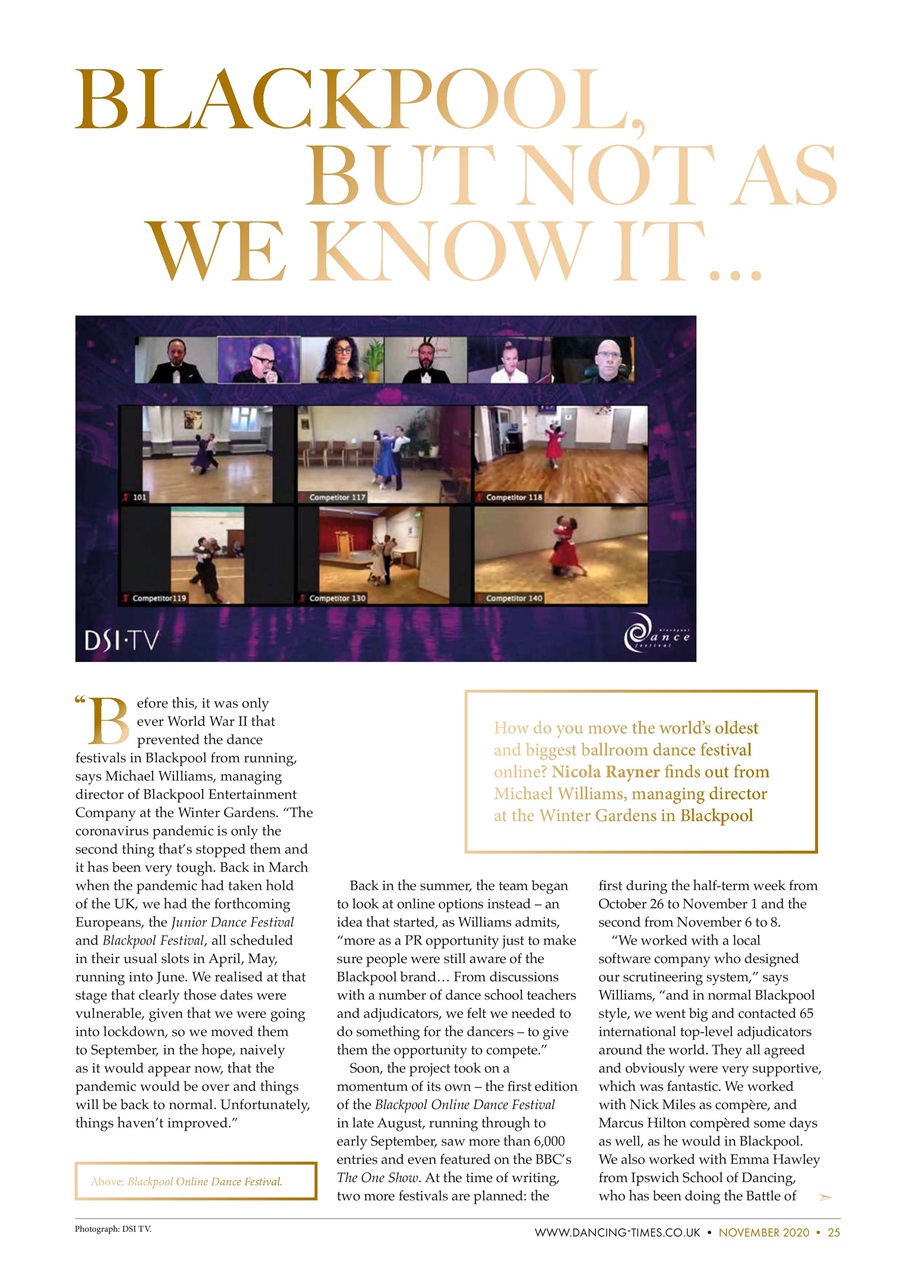 Dancing Times Preview Pages