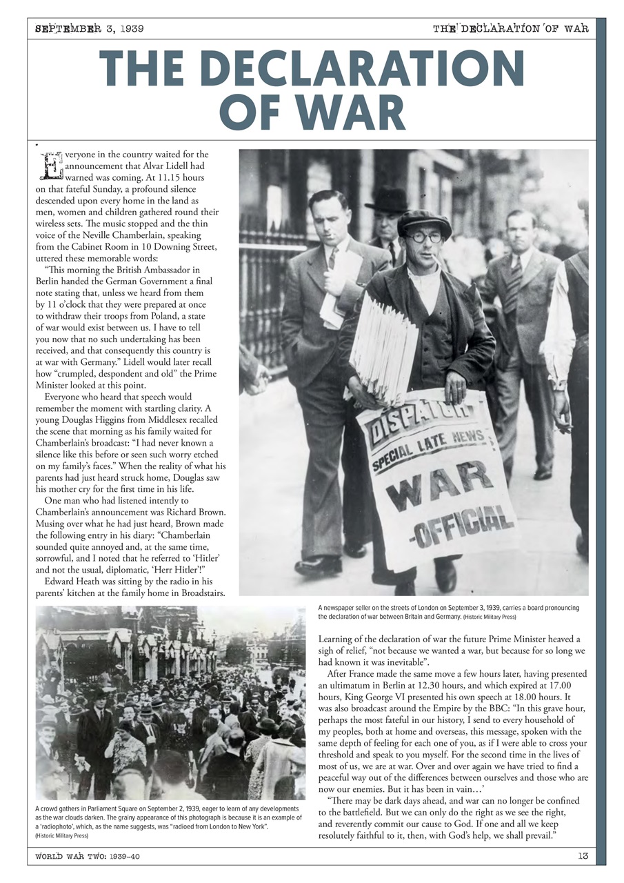 Britain at War Magazine Preview Pages