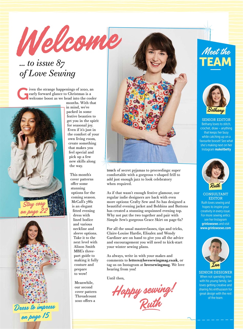 Love Sewing Preview Pages