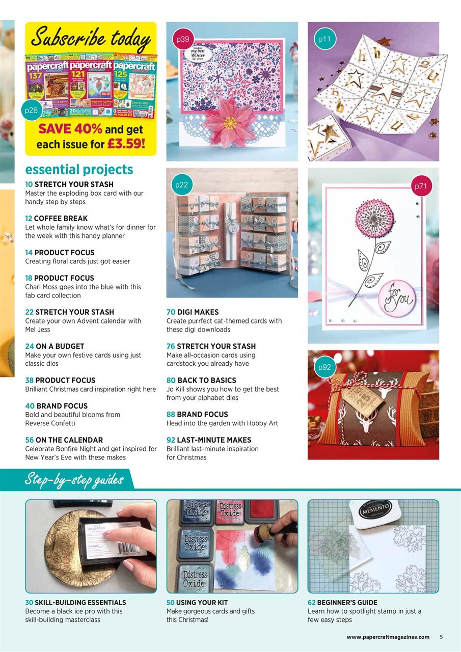 Papercraft Essentials Preview Pages
