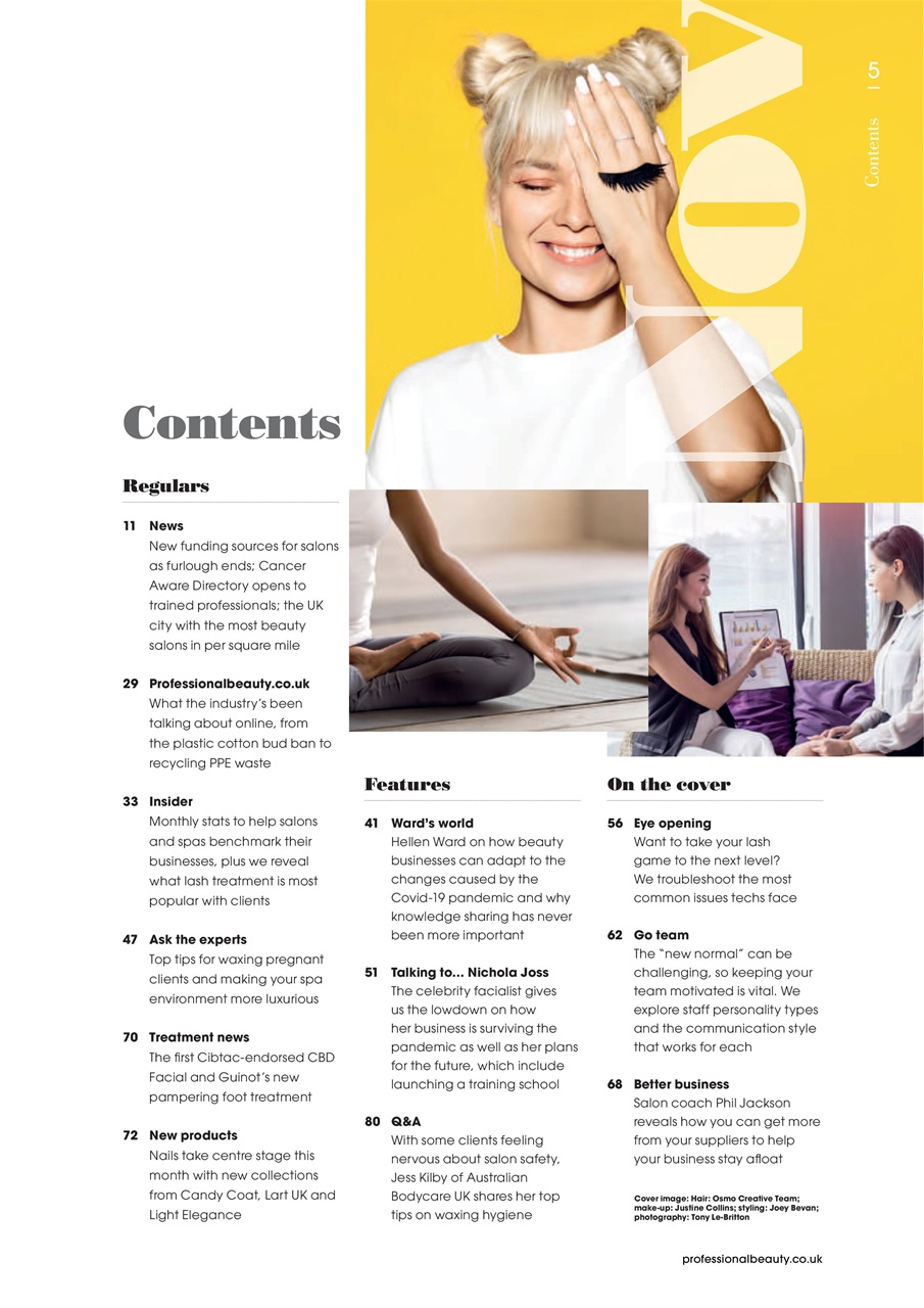 Professional Beauty Preview Pages