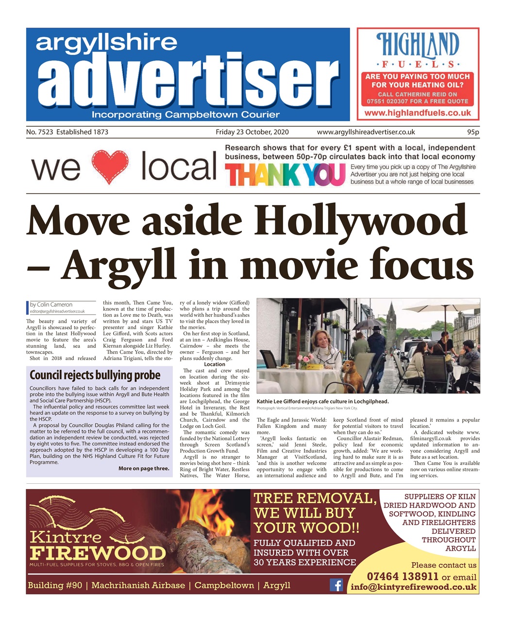 Argyllshire Advertiser Preview Pages