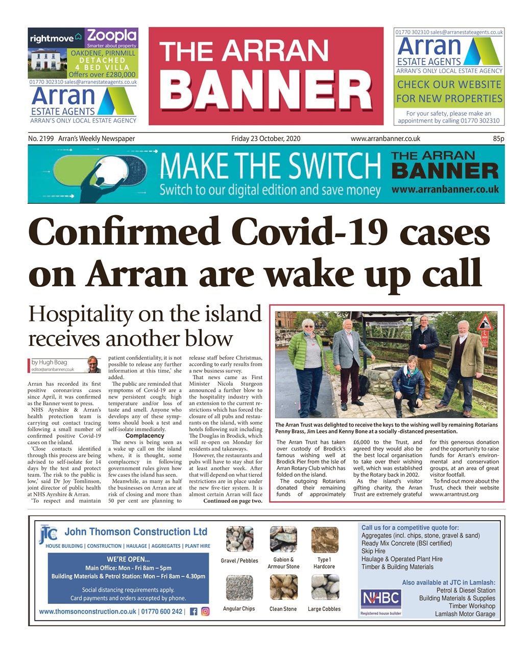 Arran Banner Preview Pages