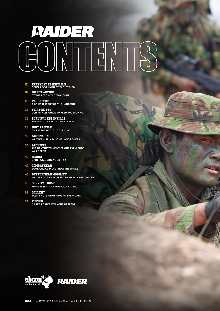 Raider Preview Pages