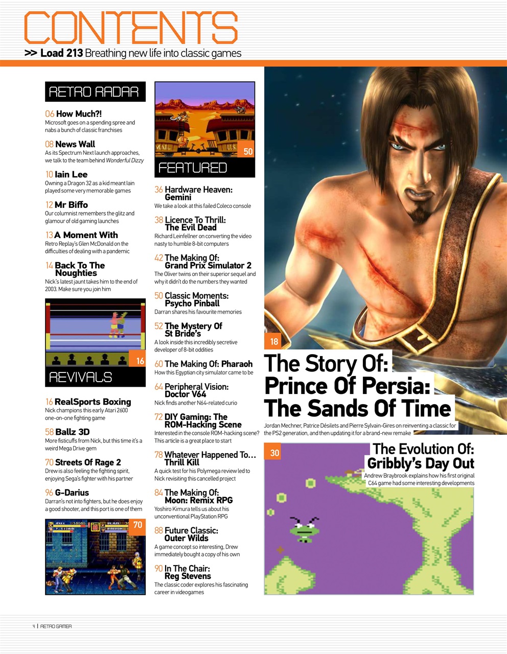 Retro Gamer Preview Pages