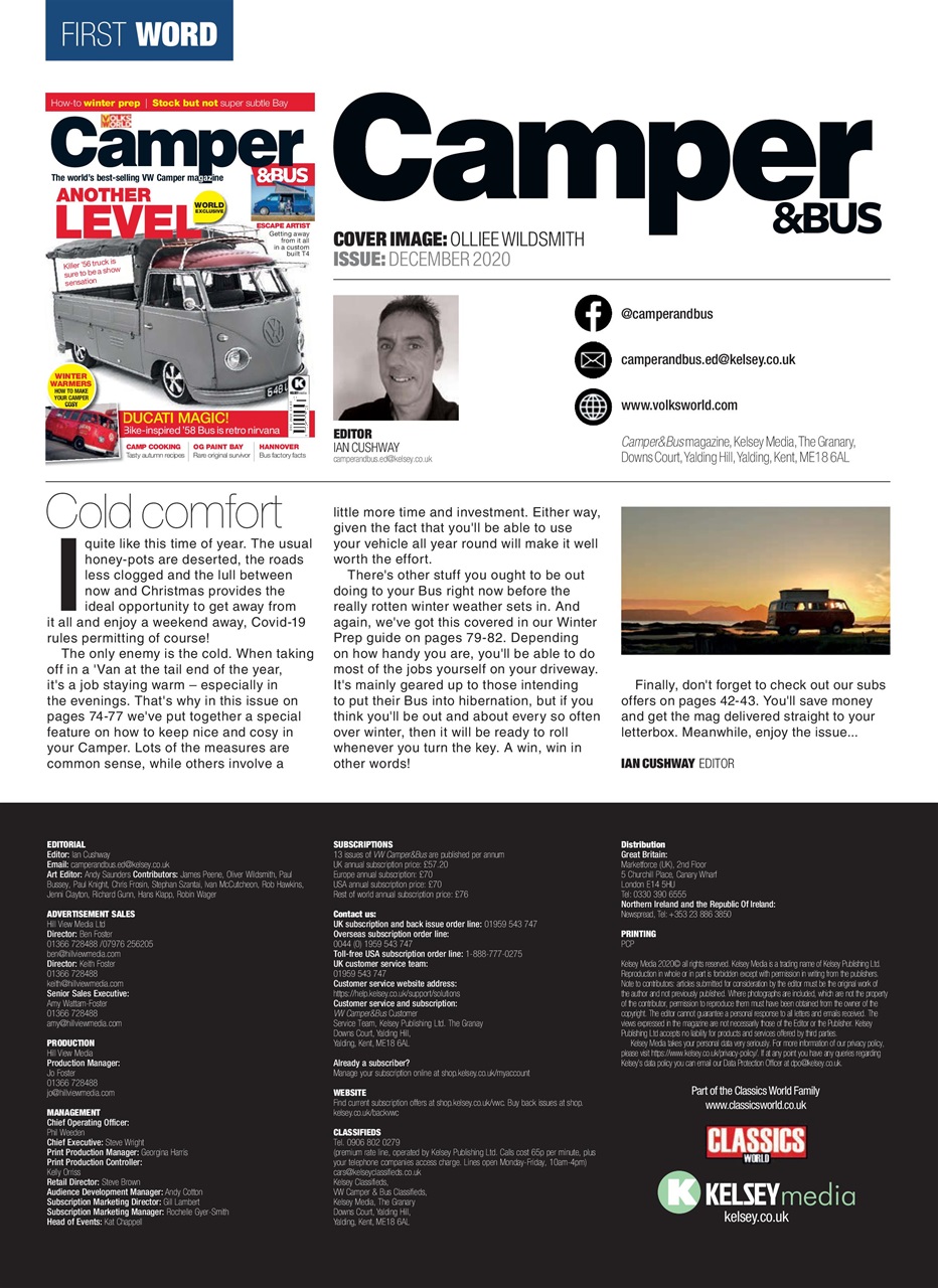 VW Camper Preview Pages