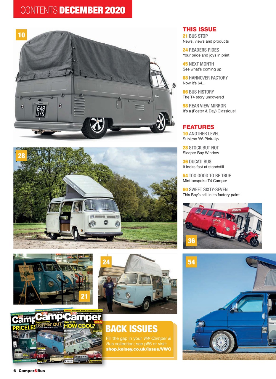 VW Camper Preview Pages