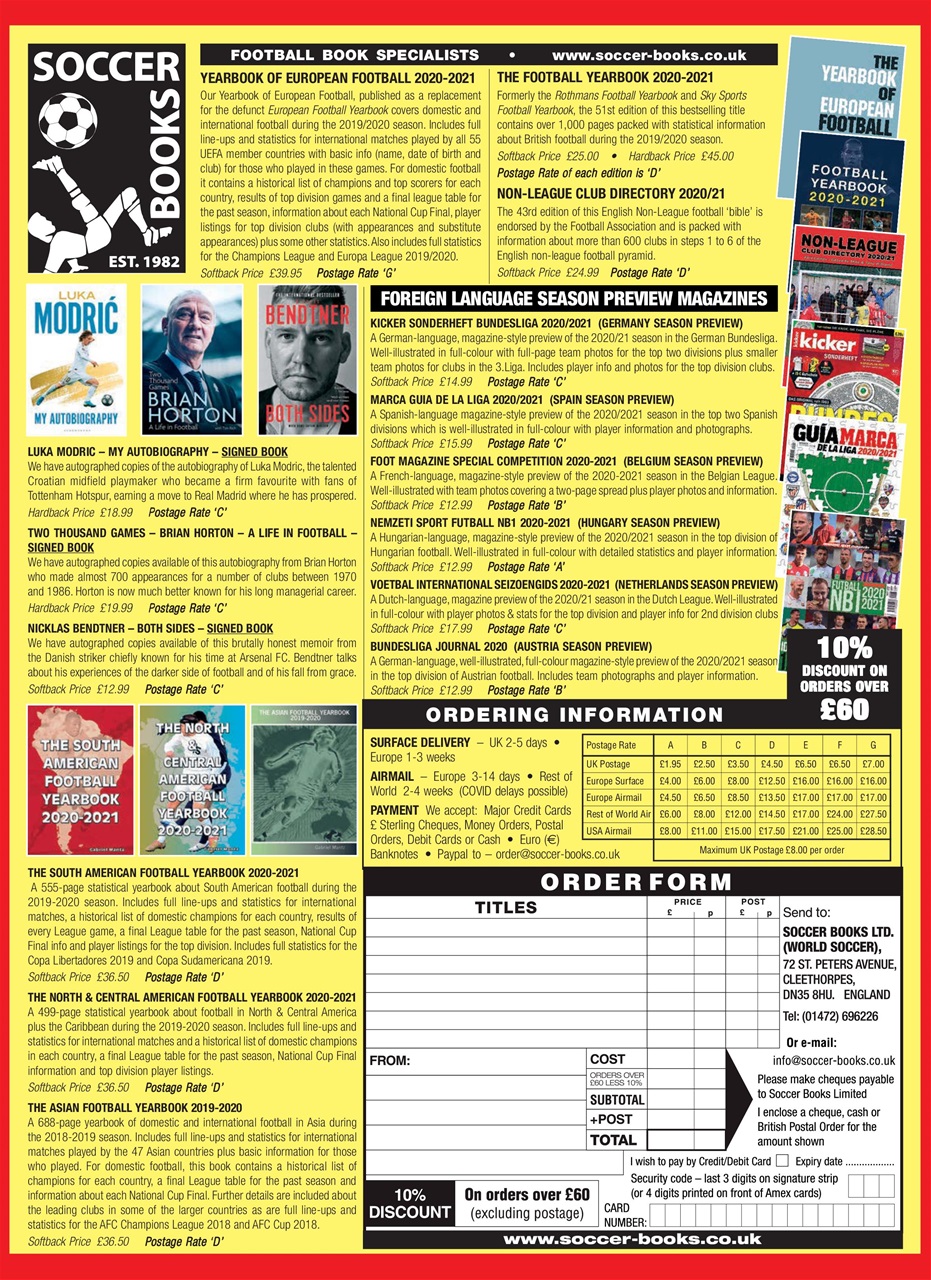 World Soccer Preview Pages