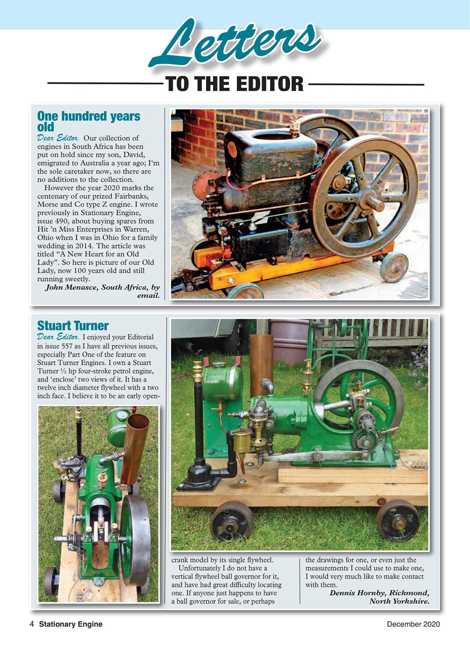Stationary Engine Preview Pages