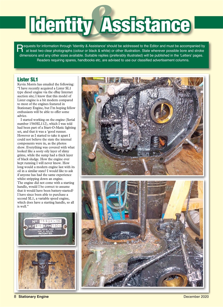 Stationary Engine Preview Pages