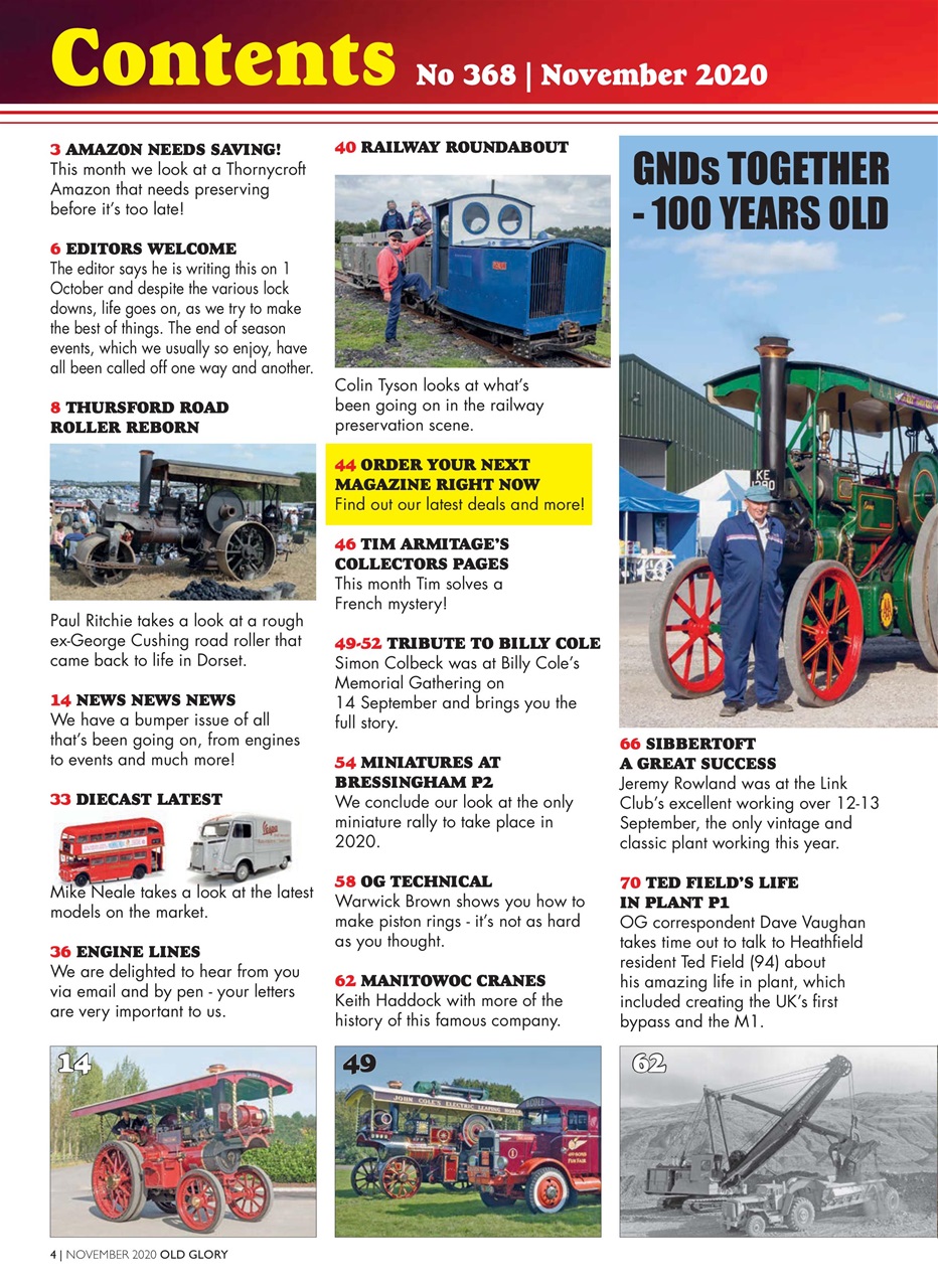 Old Glory Magazine Preview Pages