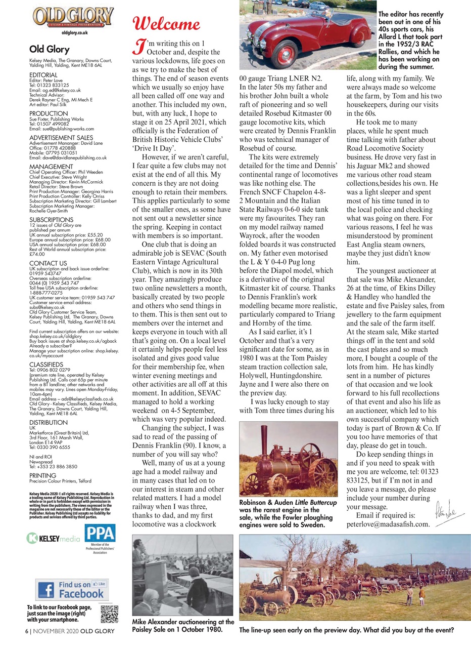 Old Glory Magazine Preview Pages